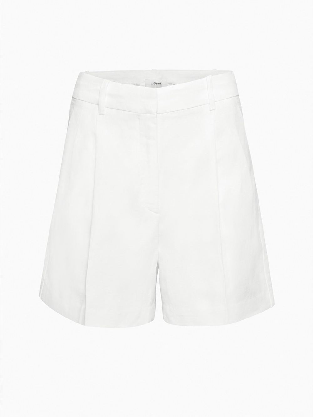 Aritzia Wilfred The Effortless Short Linen Mid-Thigh white Sz 6